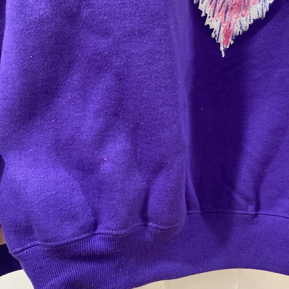 Lulu Wear Large sweatshirt nwt vintage costal grandma 90s puffy paint - Picture 8 of 11